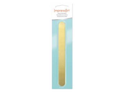 Impressart Cuff-armreif, Messing, 150 mm x 16 mm, Prägerohlinge, 3er-pack - Standard Bild - 3