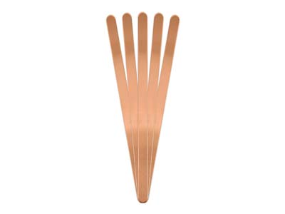 Kupferrohling, Für Armband 6 X 150 Mm, Impressart, 5er-pack - Standard Bild - 2
