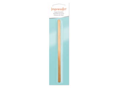 Kupferrohling, Für Armband 6 X 150 Mm, Impressart, 5er-pack - Standard Bild - 3