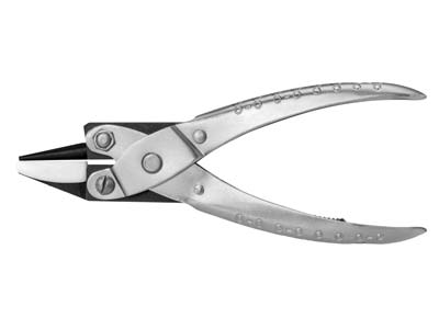 Klassische Parallelzange, Rundnylon Flach, 140mm