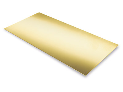 9 Kt Gelbgoldblech, Df, 1,00mm, 100  Recyceltes Gold