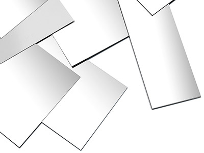 Blech Aus Sterlingsilber, 0,80mm, Weichgeglüht, Weich, 100  Recyceltes Silber