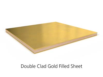 Gold-filled-platte 1/2 Hart, 1,00 MM - Standard Bild - 2