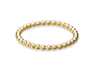 Perlenring Kugel 2 Mm, Gold-filled,ringgröe 4950