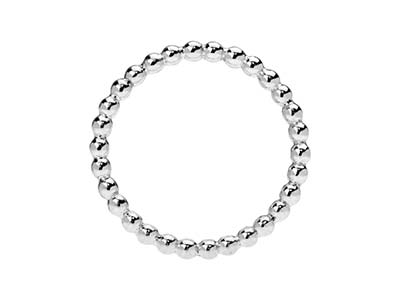 Kugelring 2 Mm, Silber 925, Ringgröße 55 - Standard Bild - 3