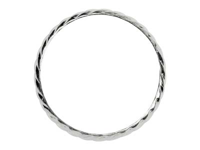 St Sil Rope Twist Ring 3mm Size M - Standard Bild - 2