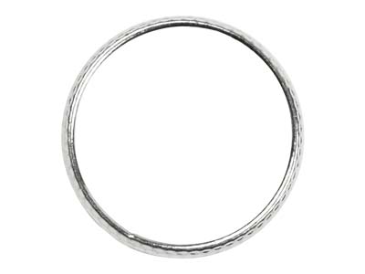 St Sil Hammered Ring 3mm Size K - Standard Bild - 2