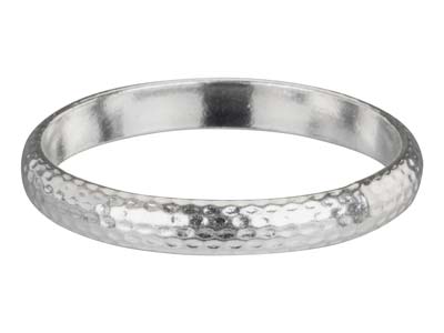 St Sil Hammered Ring 3mm Size M - Standard Bild - 1