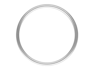 Glatter Ring 1 Mm, Silber 925, Ringgröe 49