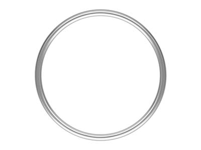Glatter Ring 1 Mm, Silber 925, Ringgröe 54