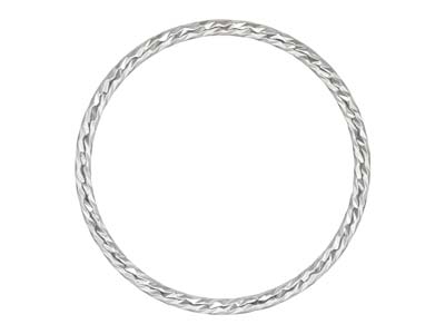 Funkelnder Ring 1 Mm, Silber 925, Ringgröe 49