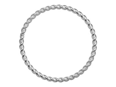 St Sil Twisted Ring 0.9mm Size J1/2 - Standard Bild - 1