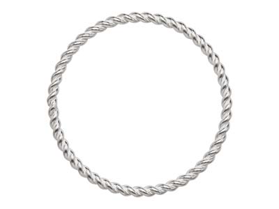 Gedrehter Ring 0,9 Mm, Silber 925, Ringgröe 51