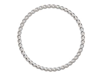 St Sil Twisted Ring 0.9mm Size L1/2 - Standard Bild - 1