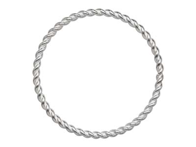 St Sil Twisted Ring 0.9mm Size N1/2 - Standard Bild - 1