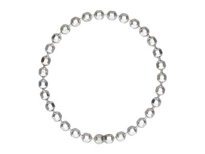 St Sil Bead Chain Ring 1.5mm Size M/n - Standard Bild - 1