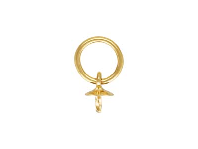 AnhÄnger Mit Stift Und Schale, Goldfilled, 3mm