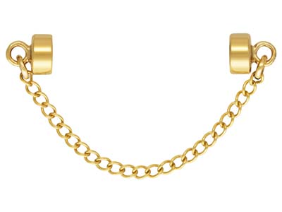 Sicherheitskette Mit Magnetverschluss, 40 Mm, Gold Filled - Standard Bild - 1