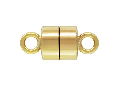 Magnetverschluss Rund 4,50 Mm, Goldfüllung