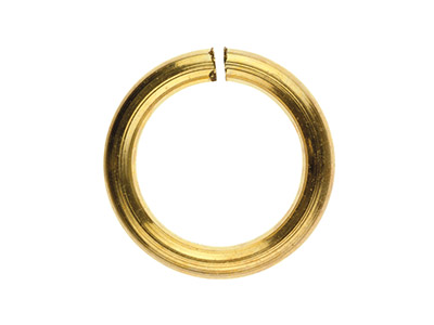 Biegering, goldfilled, Offen, 7mm, 10er-pack