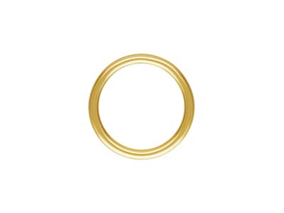 Ohrring, Lebenskreis, Goldfilled, 10 mm - Standard Bild - 1