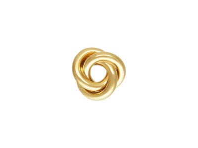 Knotenohrstecker, Goldfilled, 5mm