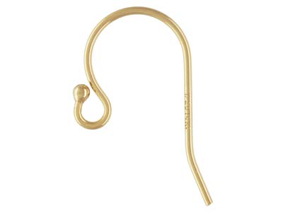 Gf Hook Wire With Bead  Loop 20mm Pk 6