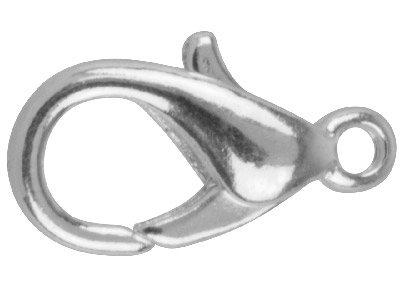 Silberbeschichtete Karabiner, 15mm, 10er-pack