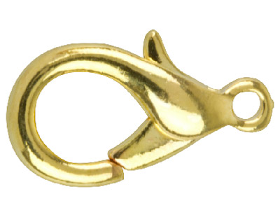 Goldbeschichtete Karabiner, 19mm, 10er-pack