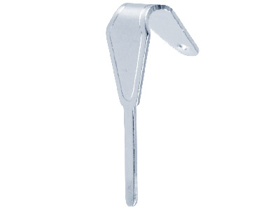 Silberbeschichtete Bügel Für Anhänger, Klein, 10er-pack