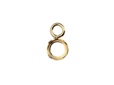 Runde Zargenschale Aus Gelbgold, 9 karat, 3 mm - Standard Bild - 1