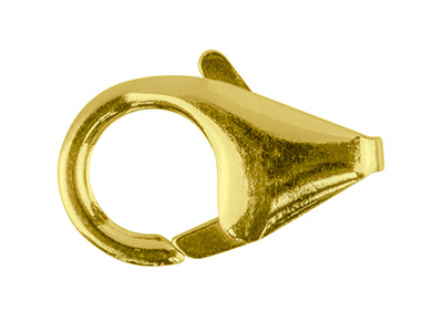 Handschellenverschluss Ohne Ring 14mm, Gelbgold 9k