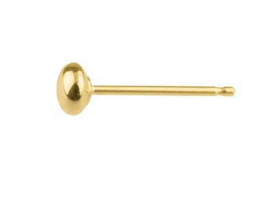 Knopfstift 3 Mm, Gelbgold 9k, Pro Stück - Standard Bild - 1