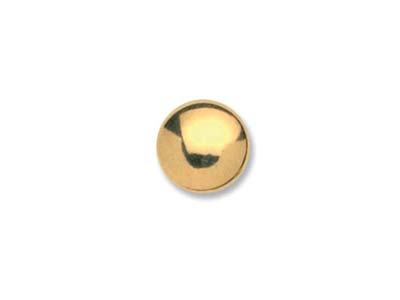 Ohrstecker Aus 9 Kt Gelbgold, 3 mm - Standard Bild - 2