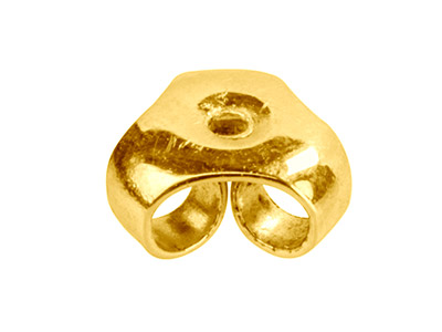 Ohrmutter Für Sicheren Halt, 2er Pack, 9kt Gelbgold