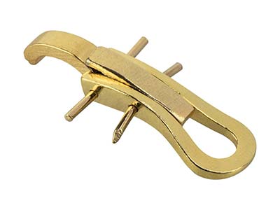 Ohrclip-system 14 Mm, Zweifarbig 18k. Ref. 7329-bis, Das Paar - Standard Bild - 2