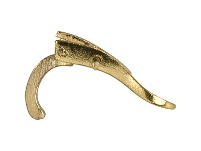 Ohrclip-system 14 Mm, Zweifarbig 18k. Ref. 7329-bis, Das Paar - Standard Bild - 3