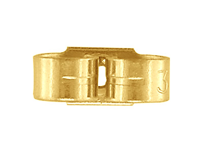 Schmetterling 6,30 X 3,20 Mm, 18k Gelbgold, Pro Stück - Standard Bild - 2