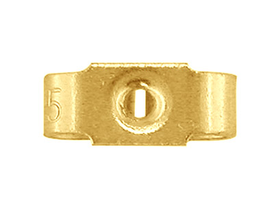 Schmetterling 6,30 X 3,20 Mm, 18k Gelbgold, Pro Stück - Standard Bild - 3