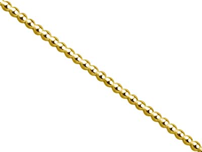 Perlendraht 18k Gelbgold Halbhart, 1,50 MM