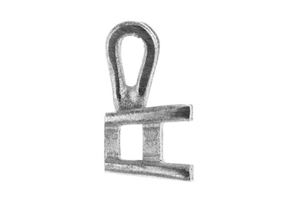 Fassung 4 Fassung Für Runden Stein Von 4 Mm, 18k Weißgold Pd 13. Ref. 02085 - Standard Bild - 3