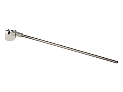 Einstabstiftsystem Mit Feder, 18 Karat Weißgold Pd 11. Nr. 07205 - Standard Bild - 3