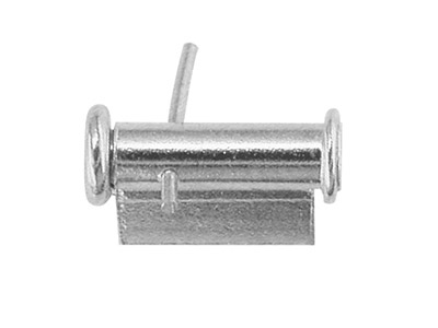Broschensystem Federring 6 Mm, Weißgold 18 Pd 12,5. Ref. 07215-1 - Standard Bild - 2