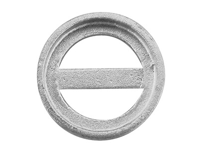 4 MM Runde Fassung, Silber 925 - Standard Bild - 2