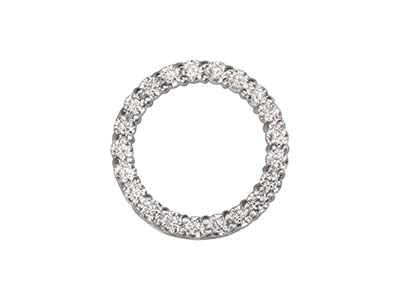 Lebenskreis 14 MM Mit Zirkonia, Silber 925 - Standard Bild - 1