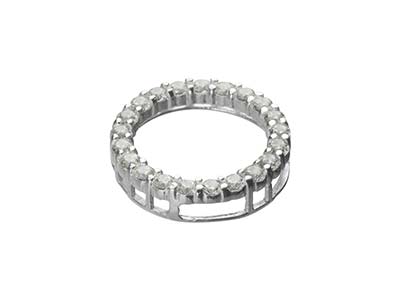 Lebenskreis 14 MM Mit Zirkonia, Silber 925 - Standard Bild - 2