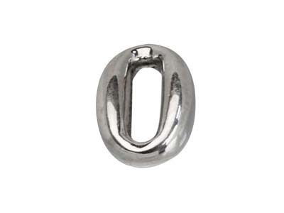Verbinder Ovales Verbindungsglied 10 Mm, Silber 925 - Standard Bild - 3