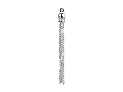 Pompon 5 Stränge Panzerkette 1 Mm, 35 Mm, Silber 925