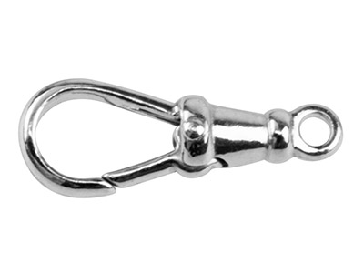 Albert-swivel-verschluss Aus Sterlingsilber, 23mm, Montiert, Geschlossene Öse