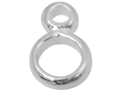 Doppelter Geschlossener Endring, Kleiner Endring 3 Mm, Groer Endring 5 Mm, 925er Silber, 10er-pack Sterlingsilber